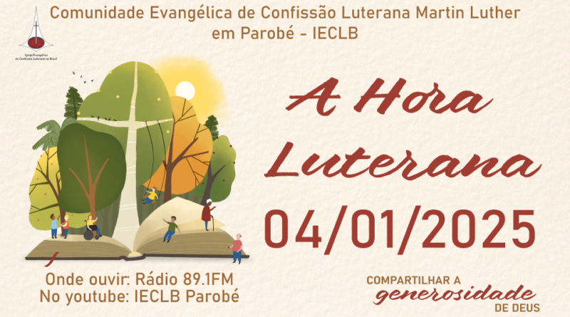 A Hora Luterana 04/01/2025