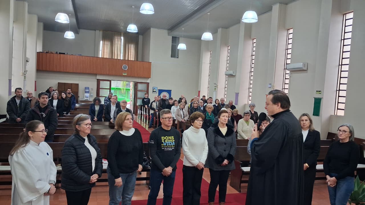 Formatura do Curso de Liturgia em Parobé