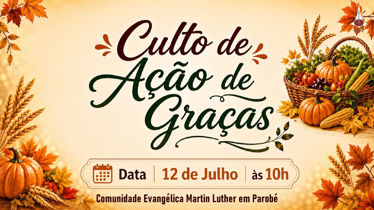 Culto AO VIVO da Festa de Ação de Graças 2026