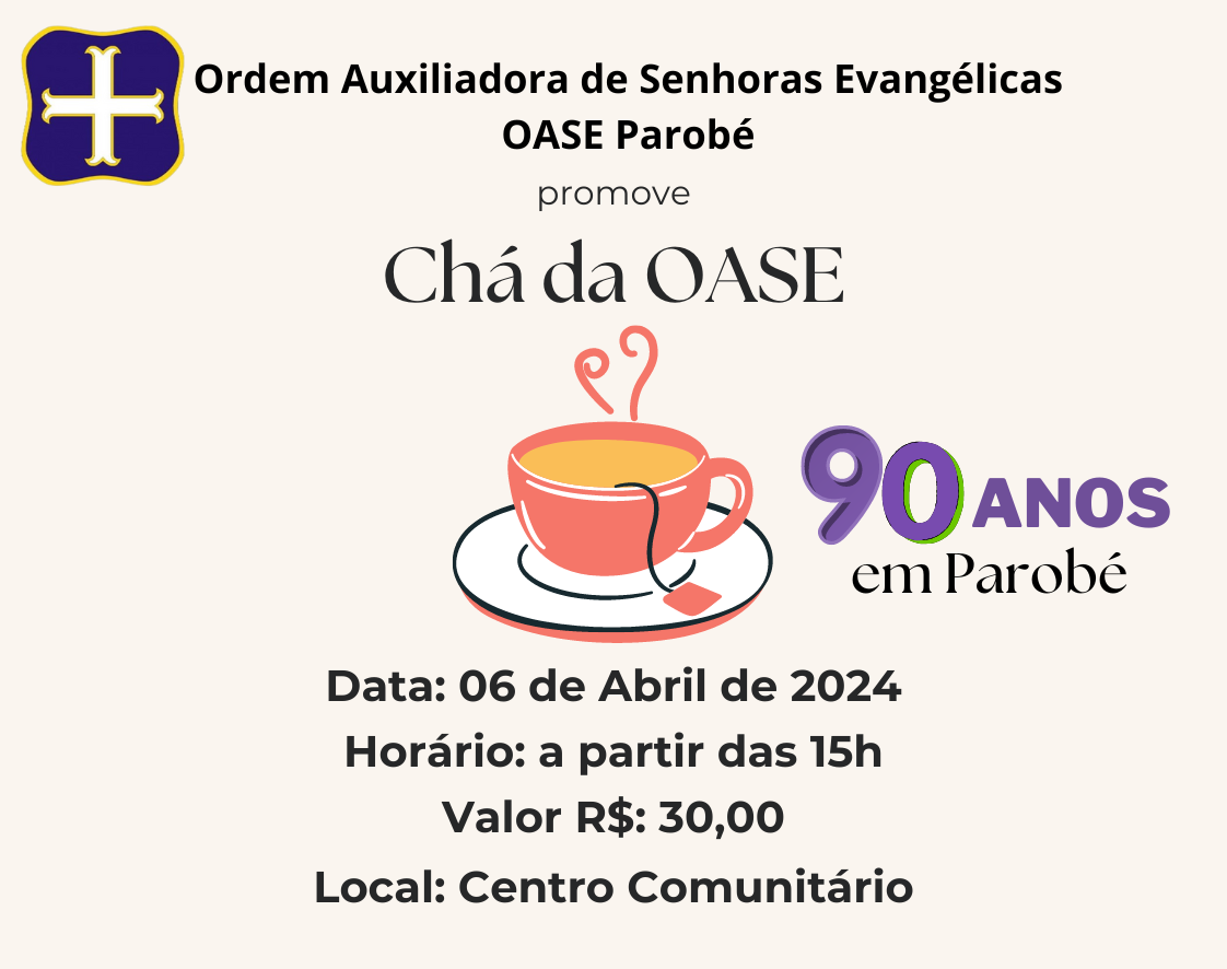 Chá da OASE de Parobé