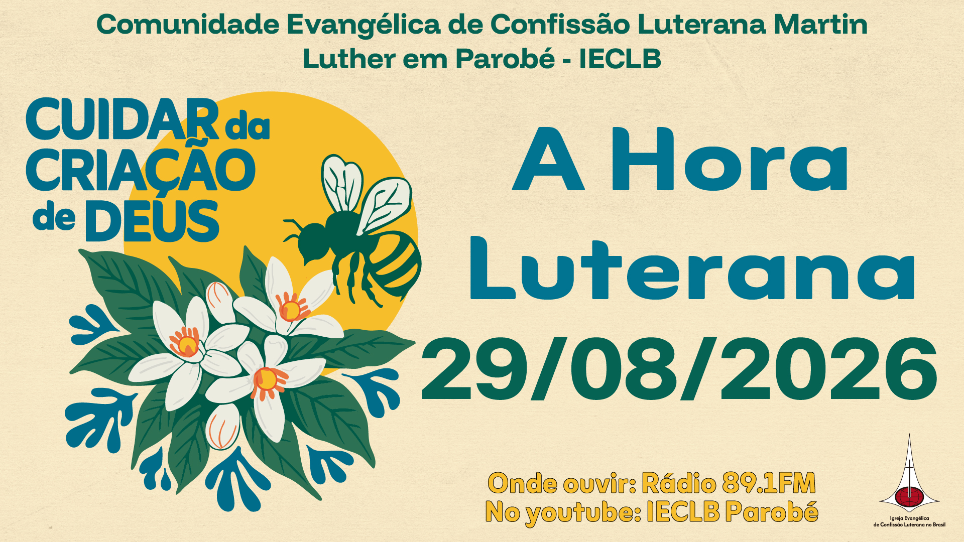Hora Luterana 29/08/2026