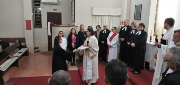 Culto de Instalação da Pastora Gilvania Knob de Oliveira na Paróquia de Parobé