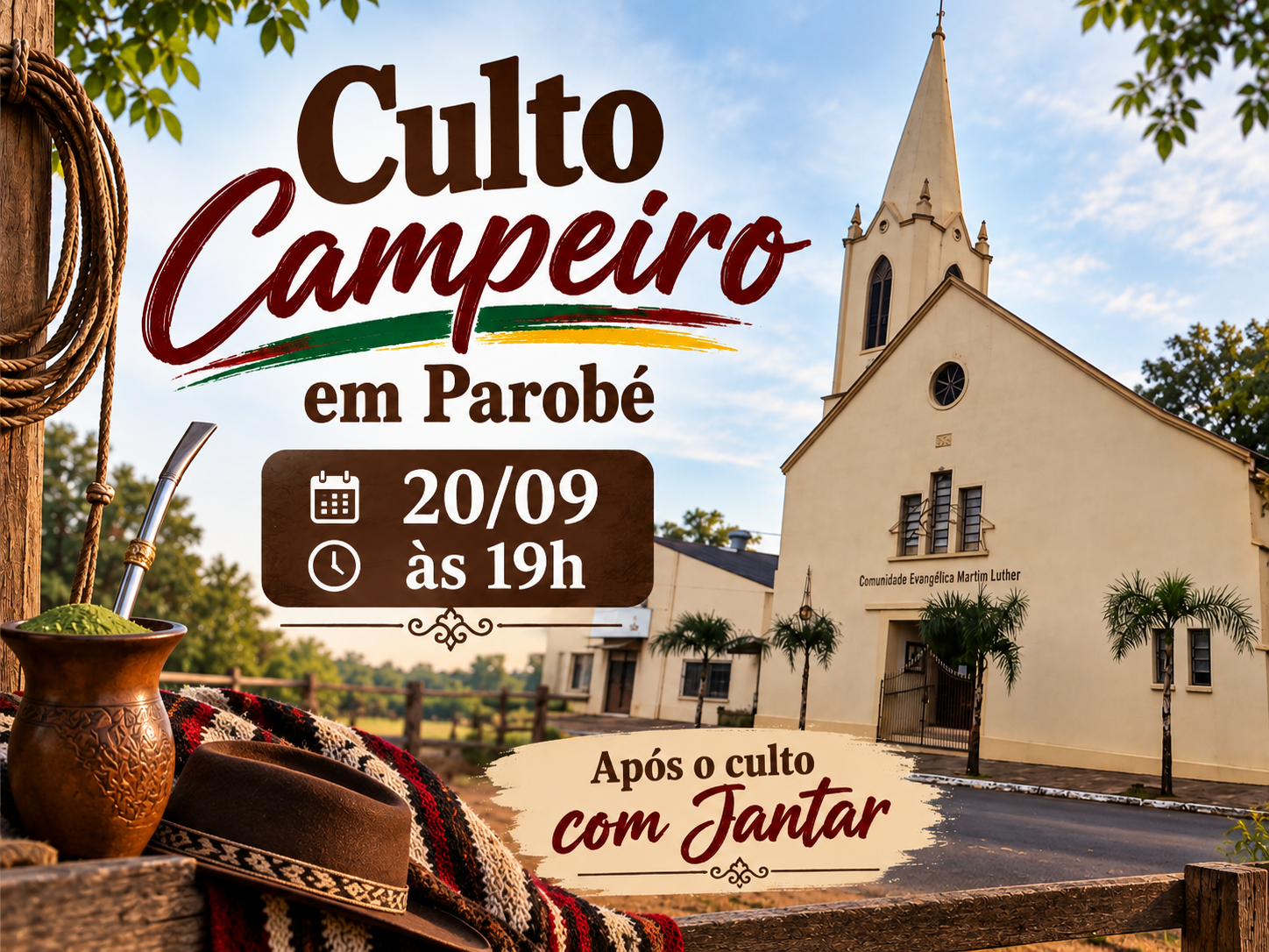 Culto dia 20-09-26
