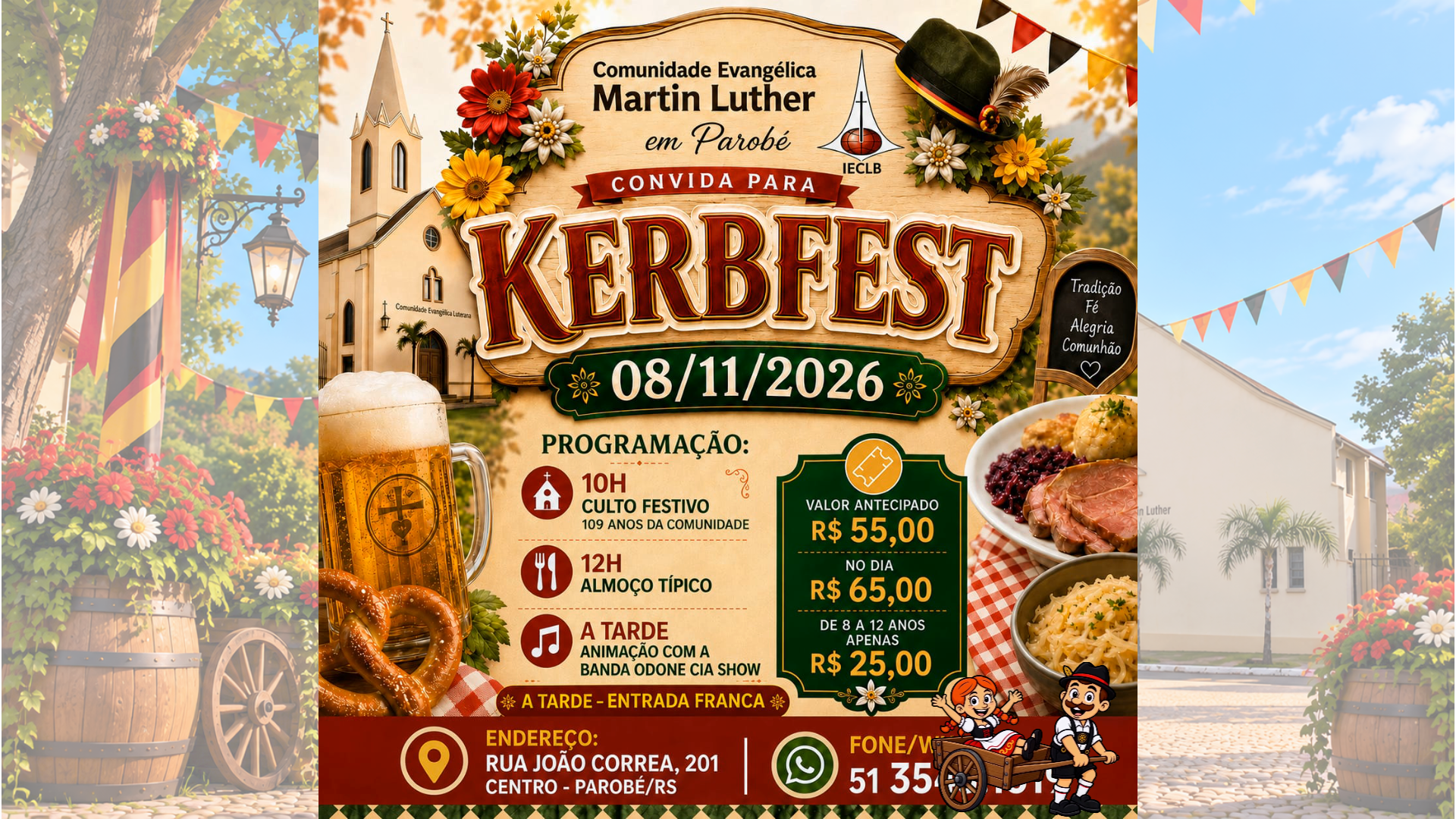 109 Anos de Fé e História: Comunidade Martin Luther Celebra com o KerbFest 2026!